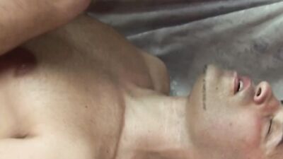 After hot blowjob young latino gets his ass fucked deep by his friend