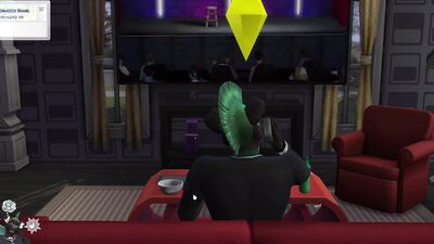 Anime bloke is having fun in this solo performance scene