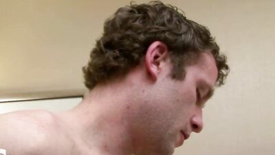Cute chap sucks mate's cock and gets his ass destroyed
