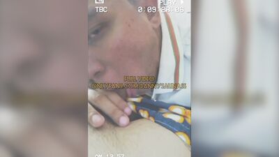 Cock hungry Latino gives mate a bj in this close-up video
