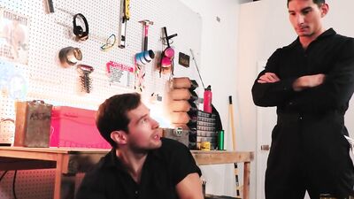 Perverted Jim and his buddy are bonking in this hot scene