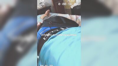 Horny amateur Latino is sucking neighbor's prick in this close-up footage