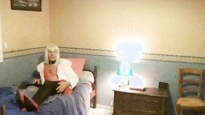 Amateur femboy is having some fun in front of the camera