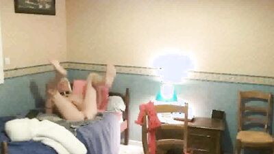 Amateur femboy is having some fun in front of the camera