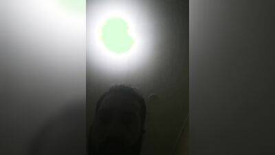Amateur bearded bloke is jerking his prick in front of the cam