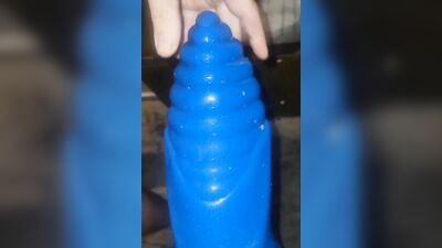 Perverted lad is jerking his piston in this close-up footage
