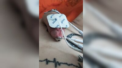Perverted chap is teasing his pecker in this close-up video