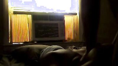 Amateur masked chap is having fun in front of the cam