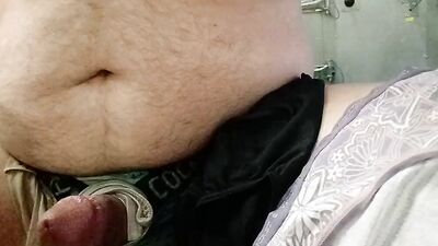 john guest jacking off on to used panties close up video and blowing loads