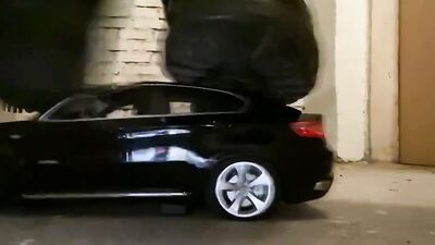 Firefighter stomping Toy Car 2