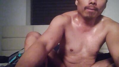 Muscular Dude, Hard AF, Jerks Off His Hard Cock Until He Blow His Load!
