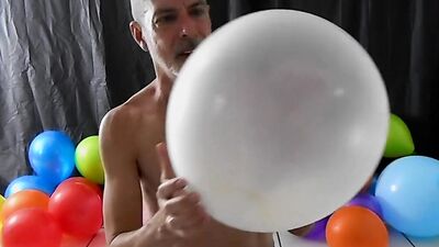 Richard Lennox is having fun in front of the camera