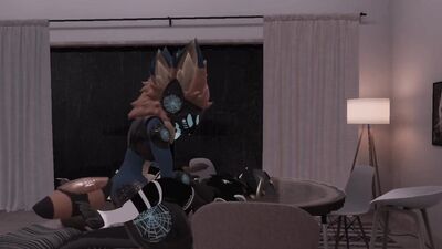 Male protogen fucks little wickerbeast