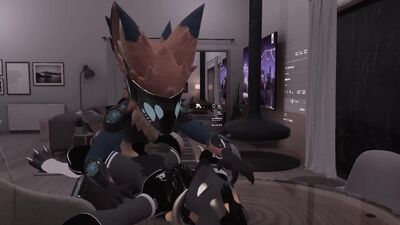 Male protogen fucks little wickerbeast