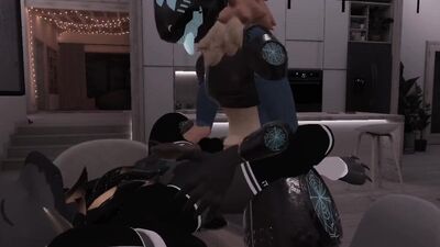 Male protogen fucks little wickerbeast