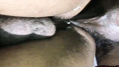 Horny dude is shoving his hard piston into mate's juicy ass