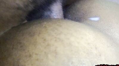 Horny African bloke gets fucked in a doggystyle position by his buddy