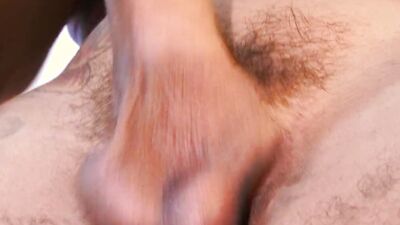 Handsome gay chap is jerking his johnson in front of the cam
