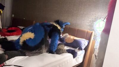 Sucario the Husky and his bud enjoy in some gay action