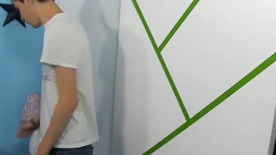 Skinny amateurs Conner Bradley and Giovanni Lovell anal fuck