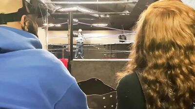 Arquez and his bud are having some fun inside the ring