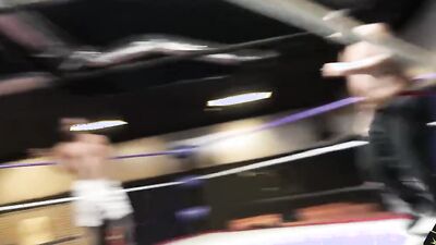 Arquez and his bud are having some fun inside the ring