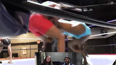 Arquez and his bud are having some fun inside the ring