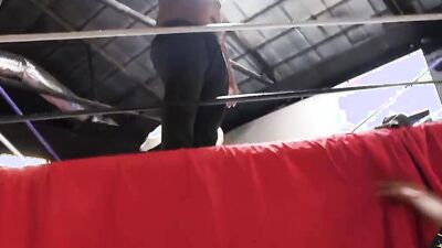 Arquez and his bud are having some fun inside the ring