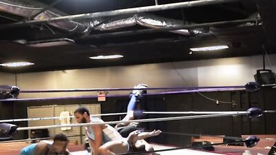 Arquez and his bud are having some fun inside the ring
