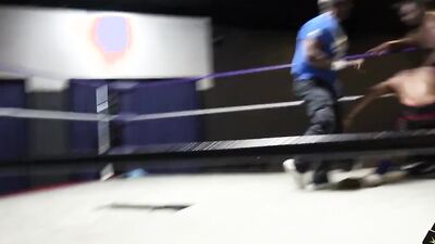 Arquez and his bud are having some fun inside the ring