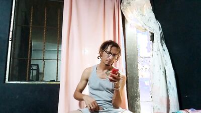 Perverted Raba Erre is having fun in front of the cam