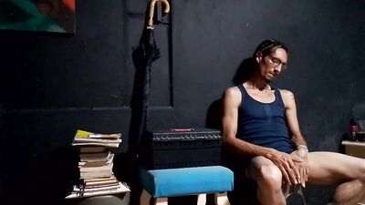 Raba Erre plays with his dick in this homemade footage