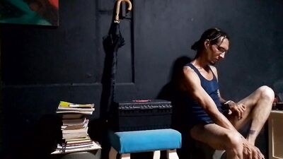 Raba Erre plays with his dick in this homemade footage