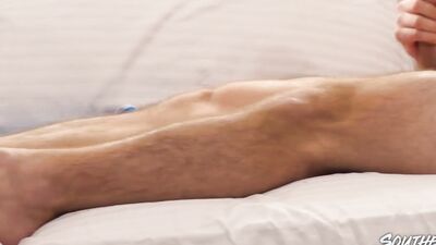 Jackson Reed stretches his dong in front of the camera