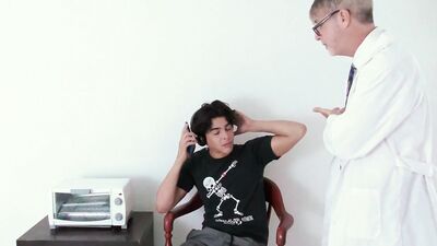 Julian Jaden gets a lesson from Doctor Lennox
