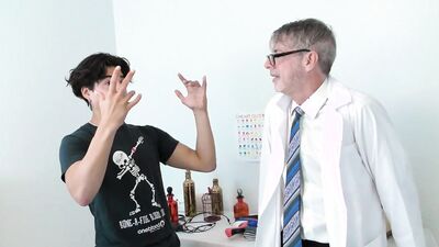 Julian Jaden gets a lesson from Doctor Lennox