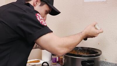 NDS - Hunk Firemen Flip Fuck On Kitchen Counter