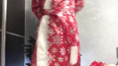 Santa Claus WOKE up after CHRISTMAS and Fucked your Gift! Cum on your face!