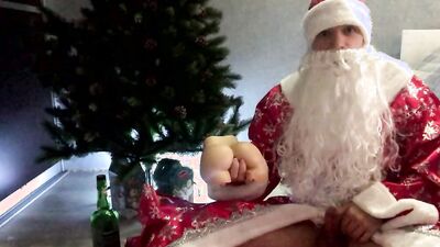 Santa Claus WOKE up after CHRISTMAS and Fucked your Gift! Cum on your face!