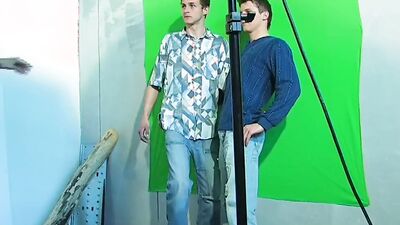 Horny guys fuck hot and erotic in front of the camera at the casting until enormous orgasm