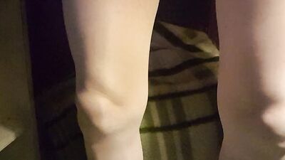 Masturbating alone at home