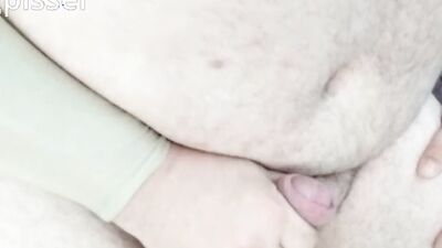 300lb PISSMASTER showing asshole, balls&fat swinging,peehole gape, precum dripping,edging, foreskin play RUINED ORGASM.