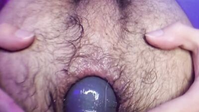 Hole wrecking and sloppy rosebud in fisheye closeup