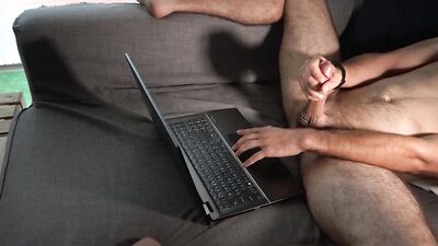 Hairy_Airman moans and strokes his big cock