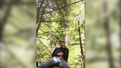 JERKING In A PUBLIC PARK