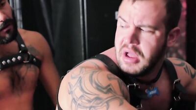 HAIRYANDRAW Burly Men Chip Young And Avi Strider Bareback