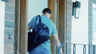 Dale Savage Helps Stepson Get Off When Hands Are Hurt - DisruptiveFilms