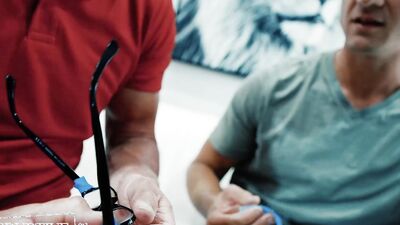 Dale Savage Helps Stepson Get Off When Hands Are Hurt - DisruptiveFilms