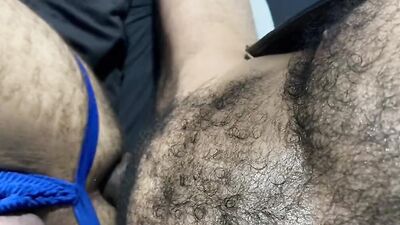 Big latino cock Throatfuck, Bareback & Breeding sexy hairy ass on Gran Canaria