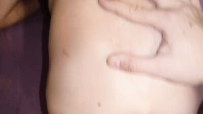 A young stepson develops his beautiful smooth hole with daddy's big dick!